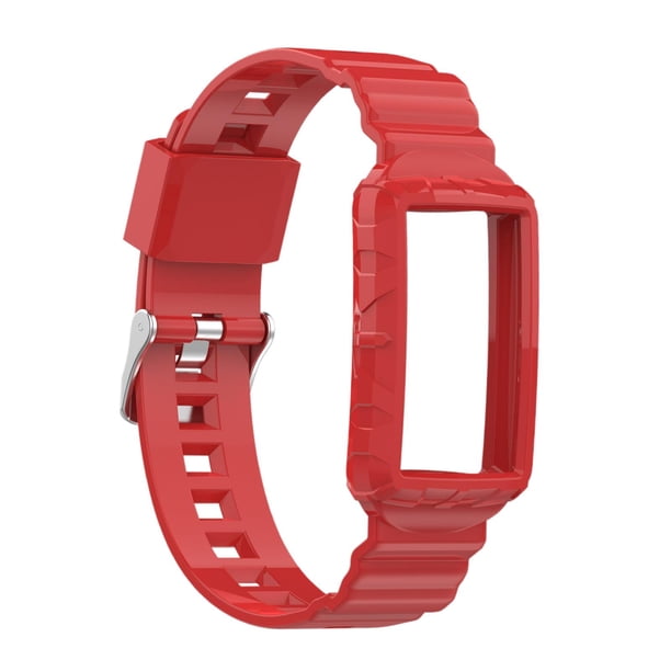 de silicona cómoda para Charge5 / 4 / 4SE / 3 / rojo Baoblaze Pulsera de correa de reloj