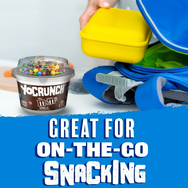 YoCrunch Vanilla Low Fat Yogurt with Mini M&Ms(R), Single Serve