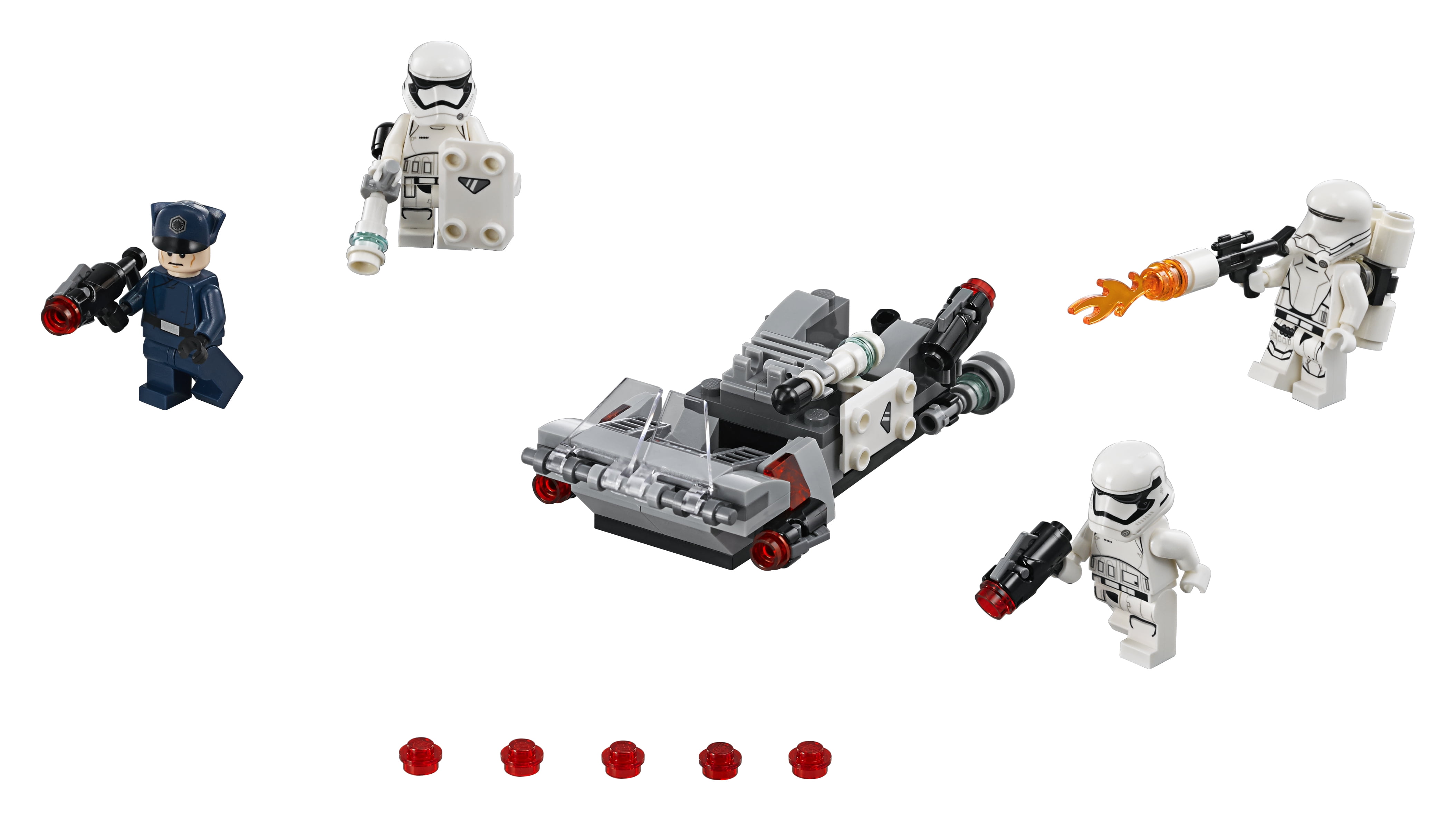 lego star wars first order transporter walmart