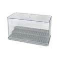thumbnail image 4 of Caja de exhibición de figuras, almacenamiento transparente para el hogar, estuche de exposición acrílico, escaparate de protección para figuras de s, organización de tres pasos gris, 4 of 10