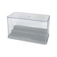 thumbnail image 4 of Vitrina de figuras, estante de vitrina acrílica, organizador de soporte de almacenamiento, escaparate de protección transparente para modelos coleccionables de muñecas tres pasos gris, 4 of 8