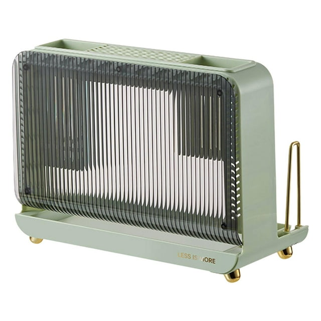 Portacuchillos multiusos Almacenamiento de utensilios de cocina Organizador de almacenamiento Portautensilios Verde