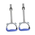 thumbnail image 3 of harper Fitness Rings Gymnastic Durable PP Material Adjustable Straps Bodyweight Workout Gray Blue 1m, 3 of 10