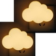 thumbnail image 1 of 2Pack LED Night Light Plug in Lamp Cloud Night Light Mini Pretty Night Lights for Adults Kids NightLight, 1 of 5