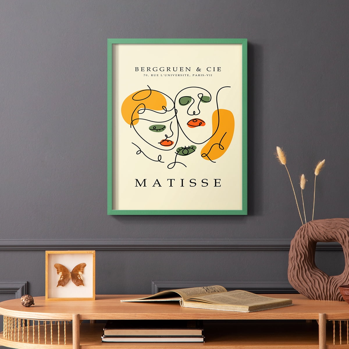 Matisse LXXX Framed Print - Solid Wood