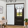 thumbnail image 6 of Lapalife Blackout Door Curtain, Thermal Insulated French Door Curtains for Privacy, Tie up Shades Tricia Door Blind, 1 Panel, 26"x 66", White, 6 of 8
