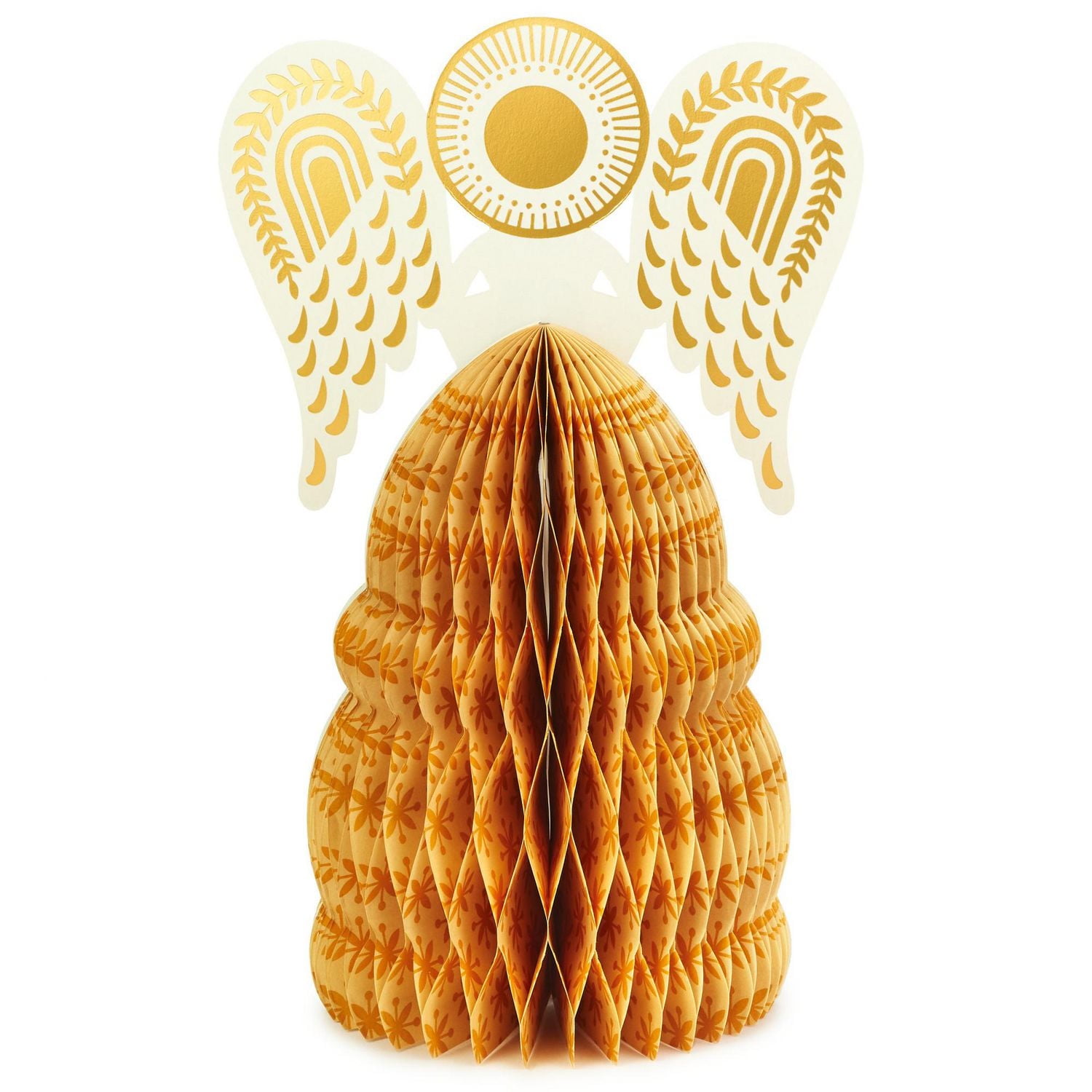 Hallmark Paper Wonder Displayable Pop Up Honeycomb Christmas Card (Angel)