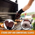 thumbnail image 3 of Yukon Glory 5pc Premium Grilling Tools Set with Spatula, Gloves, Tongs, Grill Brush, Meat Fork, 3 of 7