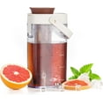 thumbnail image 1 of Fafa-33 .8oz Cafetière à Infusion Froide avec Filtre Amovible, Bec Étanche pour Café Glacé, Thé et Boissons Aromatisées, Pichet Tritan Gain de Place (Marron), 1 of 4