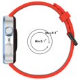 thumbnail image 6 of CIYISON Fashion Soft Silicone Bracelets Straps Belt Wriststrap Exercise and Daily Wear Ensuring Easy Cleaning and Precise Sizing, 6 of 20