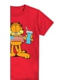 thumbnail image 3 of Garfield Boys Americana Cat Crewneck Graphic Tee with Short Sleeves, Sizes 4-18, 3 of 4