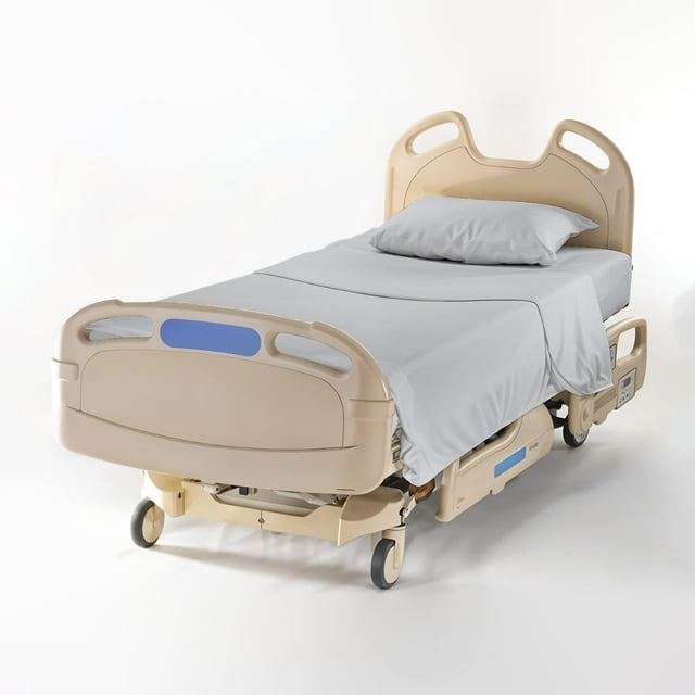 Piece Hospital Bed Sheet Set Egyptian Cotton Thread Count Soft and Comfy Size X with Deep Pocket Light Stripe