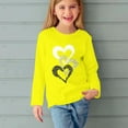 thumbnail image 5 of MeetoTime Girls Long Sleeve Tops Crewneck Valentine's Day Printed Dressy Tunic Tops Children's Pullover Undershirt, 5 of 5
