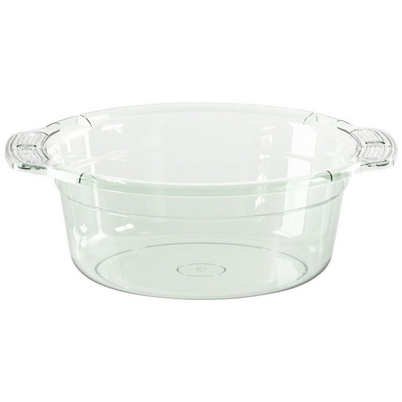 WSTEER Kitchen Washing Basin Clothes Washing Basin Clear Wash Basin Baby Washbasin