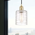 thumbnail image 2 of 516-1P-SG-G1113 Innovations Lighting Cobbleskill - 1 Light Cord Hung Mini Pendant In Industrial Style-8 Inches Tall and 5 Inches Wide-Satin Gold, 2 of 2