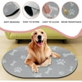 thumbnail image 6 of Dog Food Mat - Cat Dish Mat Dog Bowl Mat - No Stains Easy Clean Dog Mat for Food and Water - Absorbent Quick Dry Pet Mat, 16.9"x24" Navy Blue, 6 of 6