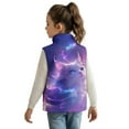 thumbnail image 3 of Pzuqiu Cat Kids Sleeveless Vests 11-12 Versatile Lightweight Warm Soft Outerwear Jacket with Pockets Fleece Toddler Girl Clothes Full Zip Fall Outfits Fashion Clothing for Girls, 3 of 7