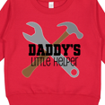 thumbnail image 3 of Inktastic Daddy's Little Helper Tool Set Toddler Sweatshirt, 3 of 4