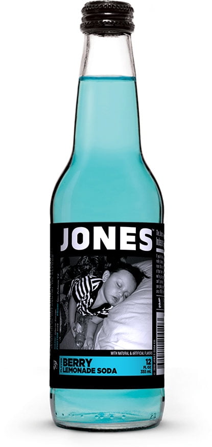 Jones Soda Berry & Lemonade Soda Pop, 12 Fluid Ounces, 4 Pack Bottles