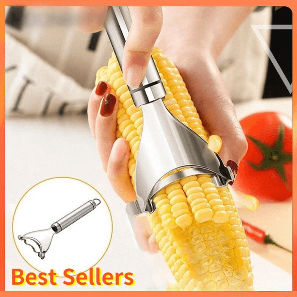 Corn Peeler, Stainless Steel Corn Thresher Corn Planer Cutter Corn