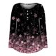 thumbnail image 5 of Pntutb Mujer Casual Camiseta Impreso Manga Larga Cuello Redondo Fruncido Pullover Blusa tops Pntutb Pntutb-7575, 5 of 6
