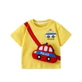 thumbnail image 2 of Kids Cute 3D Cartoon Pocket Pullover Sweatshirt Cute Casual Crew Neck Sweatshirt Girls Boys Funny Graphic Novelty Shirts with Bag, 2 of 6