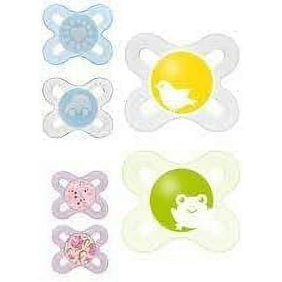 Chupones MAM para Recién Nacidos - Paquete de 4 Piezas, el Mejor para tu Bebé de 0 Meses NIÑA