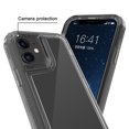 thumbnail image 5 of Crystal Clear Case for iPhone 16, [Not Yellowing][Military Grade Drop Tested] Transparent Shockproof Protective Phone Case Hard PC + Soft Silicone Slim Cover For iPhone 16,Gray, 5 of 5