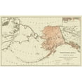 thumbnail image 3 of Peirce 14x10 Black Modern Framed Museum Art Print Titled - Alaska, American Northwest - Peirce 1867, 3 of 5