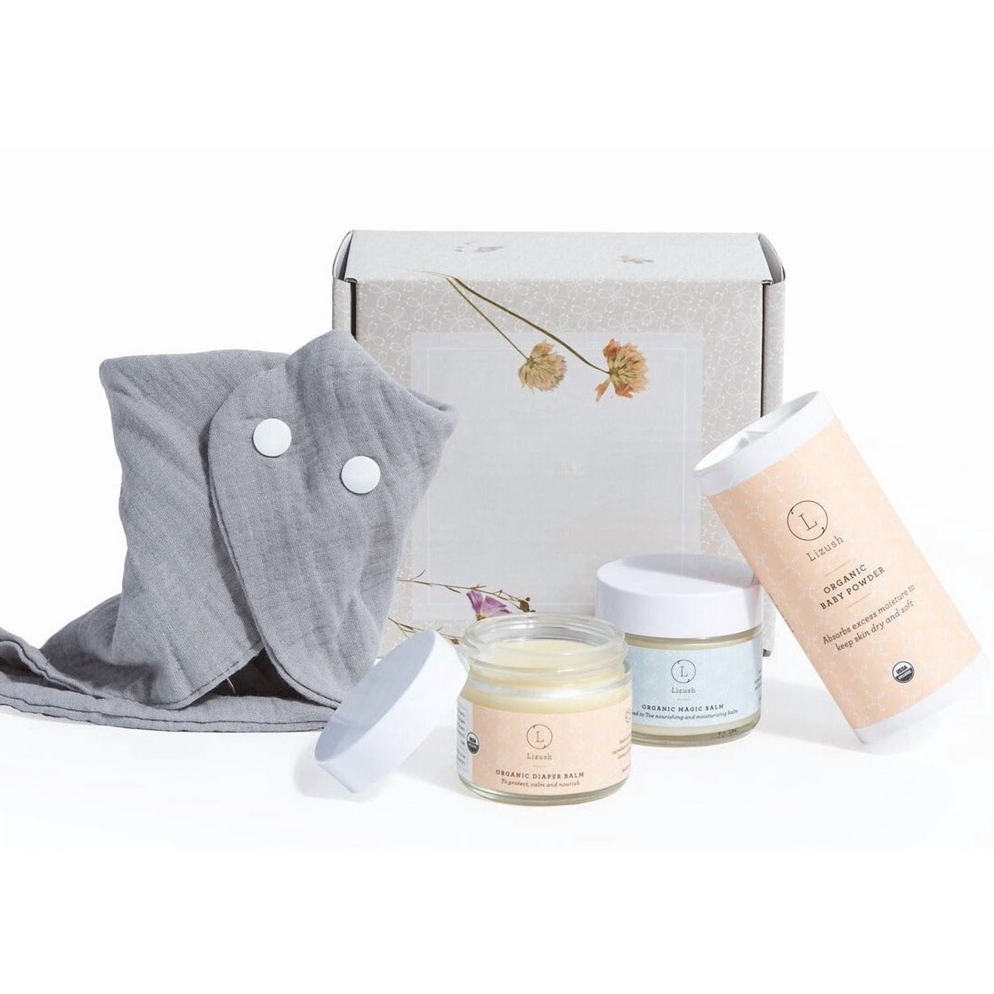 Organic New Baby Gift Set – Natural Baby Care Gift Box, Newborn Gift, Baby Shower Gift for New Mom & Little One
