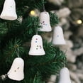 thumbnail image 7 of Christmas Bell Decorations 3.1in 6 Pcs Christmas Snow Bells Christmas Tree Hanging Decoration Accessories Santa Claus Bells Christmas Gift Hanging Decoration, 7 of 7