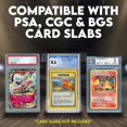 thumbnail image 3 of AIR-3-Pack Acrylic Graded Card Display Rack - 15 Cards Wall Mount Baseball Card Slab Display - Compatible with PSA CGC BGS Trading Card Display - Sports Card Display Case for Basketball Football, 3 of 4