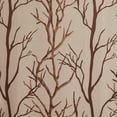 thumbnail image 4 of VCNY Home Kingdom Taupe Branch Grommet Blackout Curtain, 40" x 63", 4 of 5