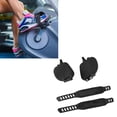 thumbnail image 1 of Exercise Bike Pedals Anti Slip  Straps, Durable Metal PP PVC, Adjustable Straps Stationary Bike, 1 of 7