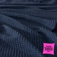 thumbnail image 2 of Great Bay Home All-Season Waffle Cotton Bed Blanket 90x66 (Twin, Navy), 2 of 6
