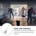 thumbnail image 3 of OULII Thicken Long Handle Ash Shovel Iron Tool for Cooking and BBQ 1Set, 3 of 7