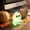 Green, variant on Fmbmuo Halloween Mini Ghost Figurines Halloween Pumpkin Glowing Ornaments Resin Light Up Cute Tray Halloween Table Decorations,Yellow