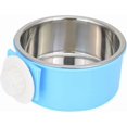 thumbnail image 1 of Crate Dog Bowl, Removable Stainless Steel Water Food Feeder Bowls Cage Coop Cup For Cat Puppy Bird Pets, 1 of 4
