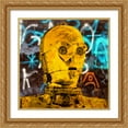 thumbnail image 2 of Stephen Chambers 20x20 Gold Ornate Wood Framed With Double Matting Wall Art Titled - C 3Po 2, 2 of 6