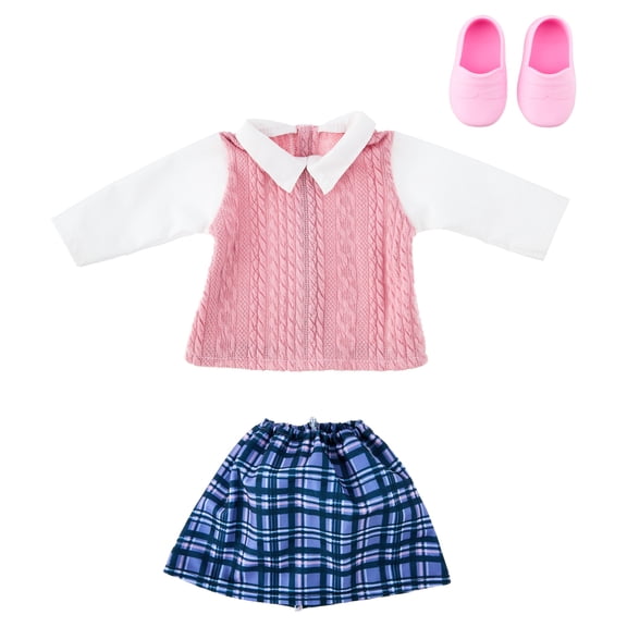 My Life As Preppy Pink Fashion Set for 18-Inch Dolls, 4 Pieces