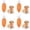 Orange 4PCS, variant on Plush Chicken Legs Make Noise Pet Dog Toys Cute Dog Plush Toys
