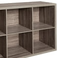 thumbnail image 3 of ClosetMaid Decorative 6 Cube Open Home Display Storage Organizer, Gray, 3 of 5