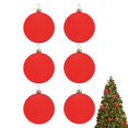 thumbnail image 2 of Adornos de bolas navideñas para árbol Adornos de bolas flocadas para árbol de Navidad Decoraciones de bolas navideñas para pared de árbol de Navidad, 2 of 5