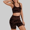 thumbnail image 1 of WILLBEST conjuntos de Yoga de Cintura Alta Sin Costuras para Mujer, Ropa de Entrenamiento, Pantalones Cortos de Fitness, Transpirables, para Gimnasio, Correr, Atléticos Y Cómodos. Mediana, 1 of 6