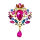 thumbnail image 5 of Broches de diamantes de imitación Yinane broche de cristal accesorios de ropa para mujer Pin decorativo joyería para bufanda decoración de ropa Vistoso, 5 of 8