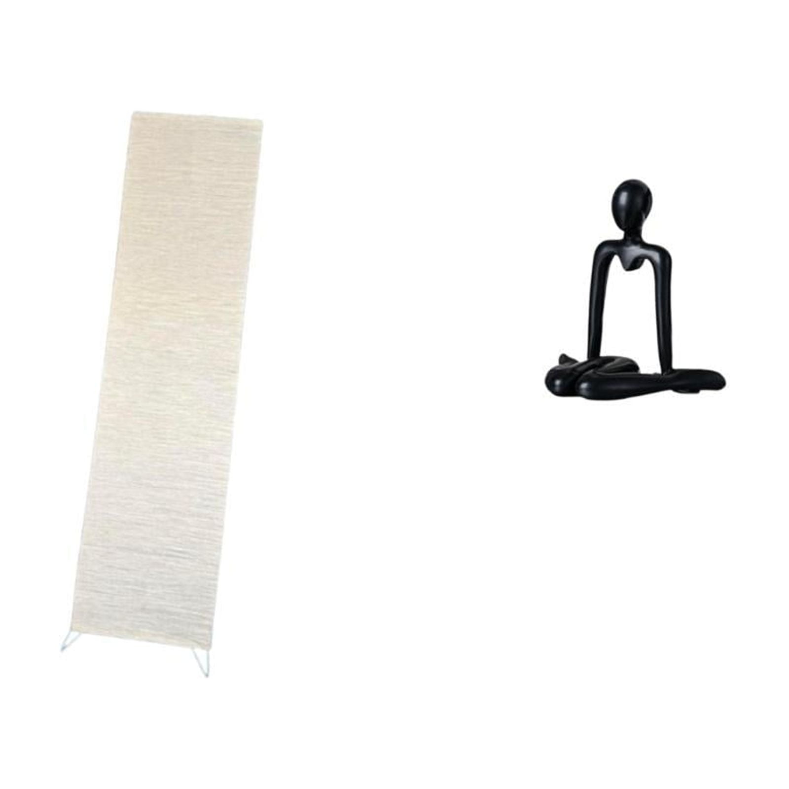 CarpNettore Abstract Floor Lamp Shade Sculpture Decorative Living Room Ornament Standing Light Cover Figurine for Bedroom Bookshelf Cabinet