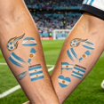 thumbnail image 5 of Flag Temporary Tattoos Suitable For Various Football Matches And Cheerleading Events Temporary Face Tattoos, 5 of 5