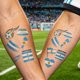 thumbnail image 5 of Flag Temporary Tattoos Suitable For Various Football Matches And Cheerleading Events Temporary Face Tattoos, 5 of 5