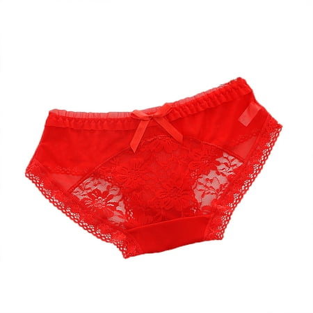 

Womens With Hollow Out Transparent Thongs