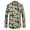 Forest Green, variant on SSLR Hawaiian Shirts for Men Dress Shirt Button Down Shirt Floral Long Sleeve Shirt